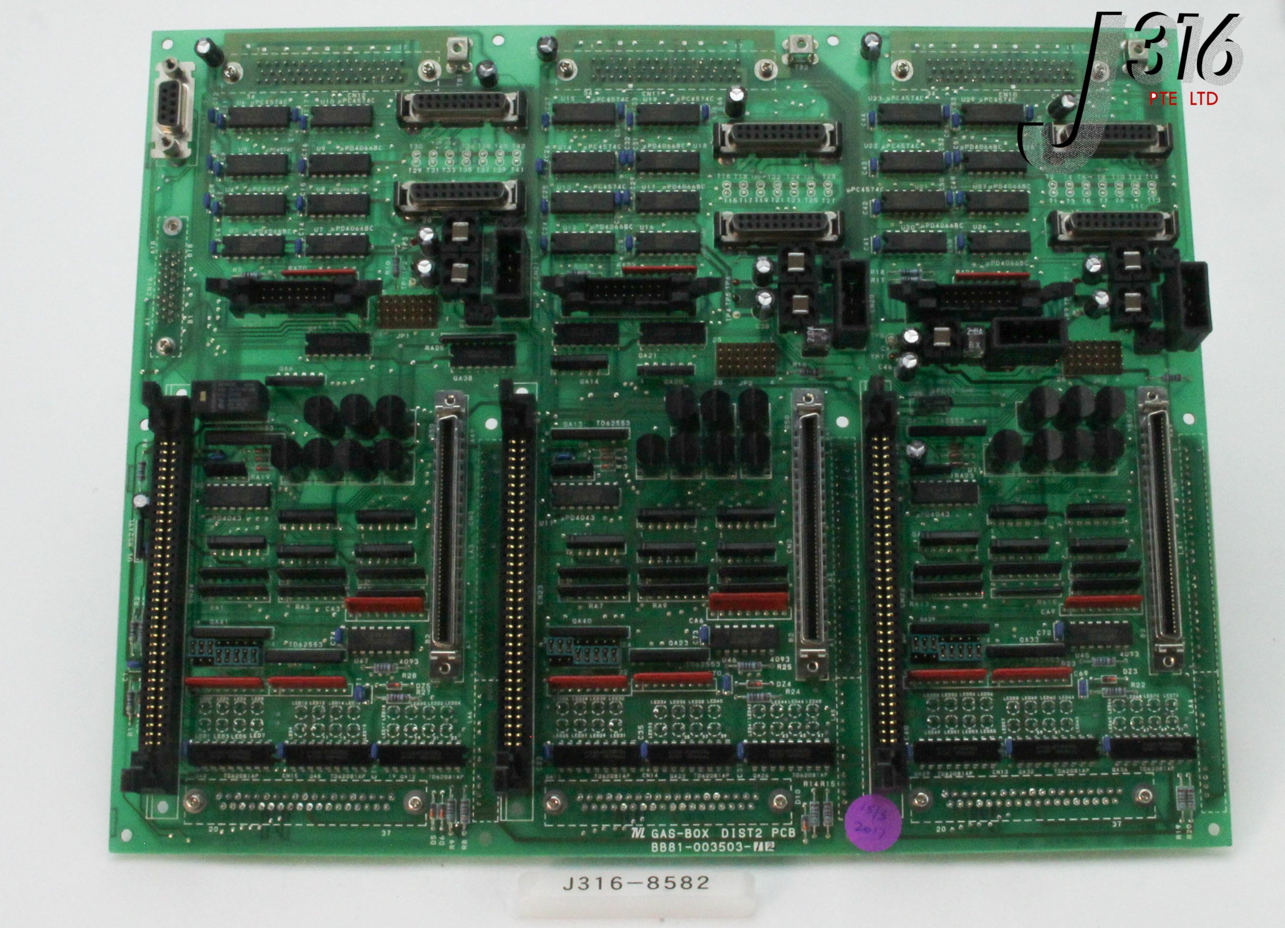 8582 TOKYO ELECTRON PCB GAS-BOX DIST2 BB81-003503-12 | eBay